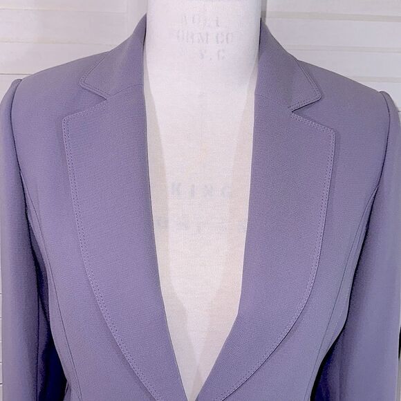 Tahari Blazer Jacket Size 10P 10 Petite Lavender - Picture 3 of 14